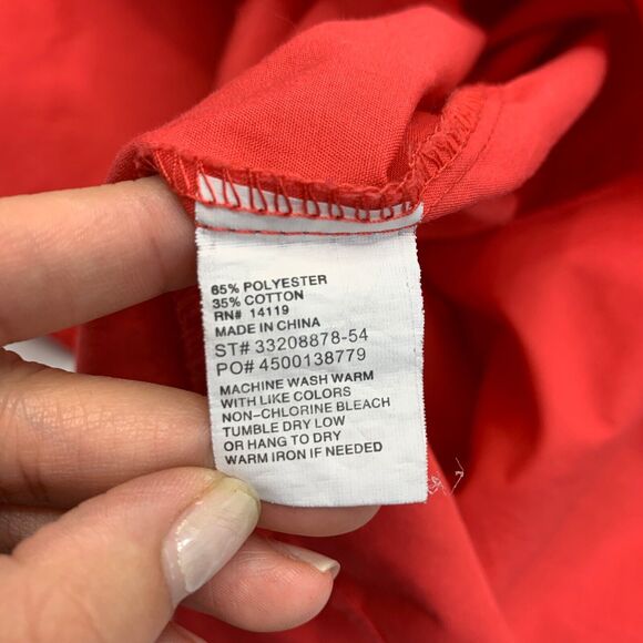 Ely Cattleman Western Shirt Mens 17.5 Watermelon Snap Button Long Sleeve Cowboy - Picture 9 of 11